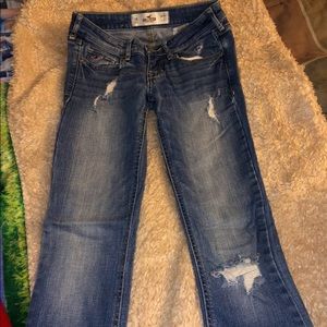 Hollister ripped jeans